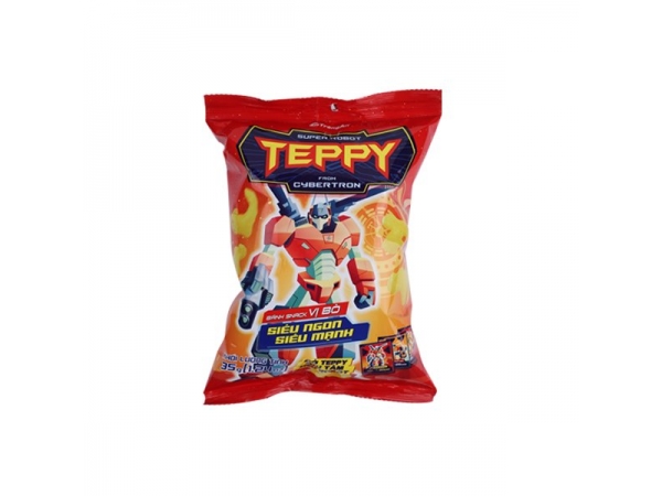 TEPPY ROBOT - BEEF GRILL FLAVOUR SNACK 35G